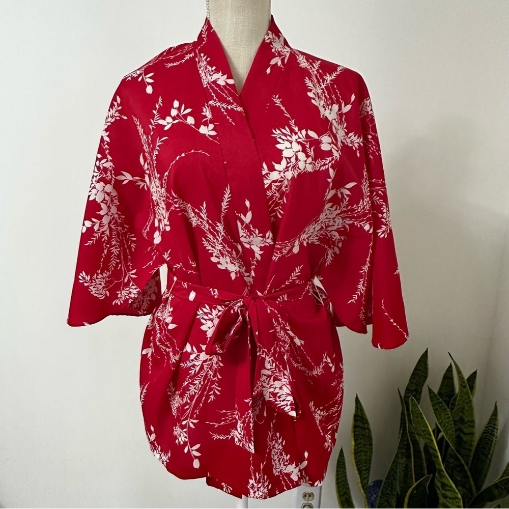 Vintage Marukyo Kimono Top Red Japan Women’s